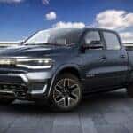 2025 Ram 1500 REV front three-quarters