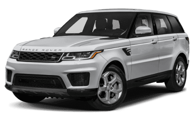 White 2020 range rover sport