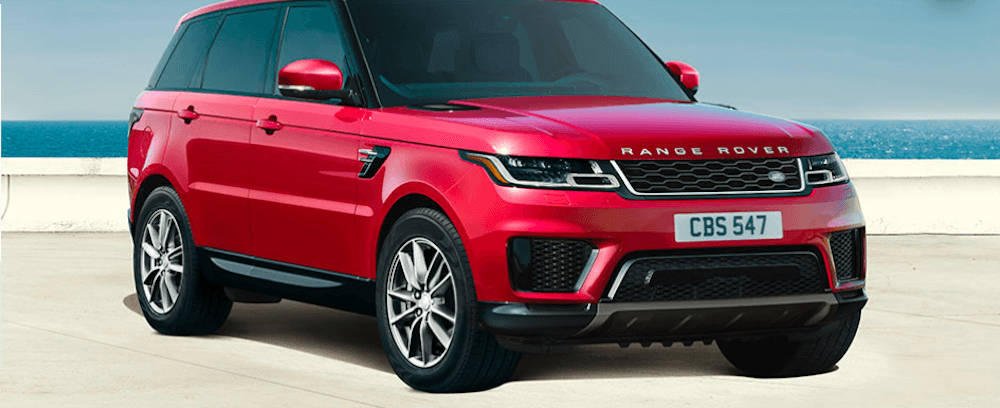 red range rover interior