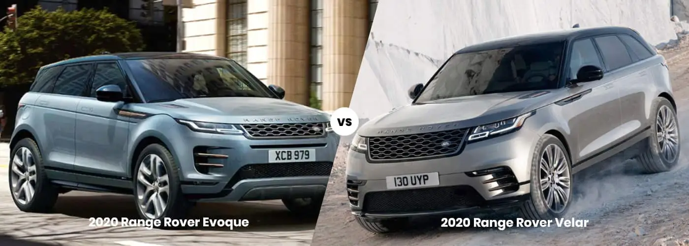 2020 Range Rover Evoque vs. 2020 Range Rover Velar