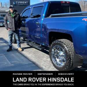Happy Customers at Land Rover Hinsdale