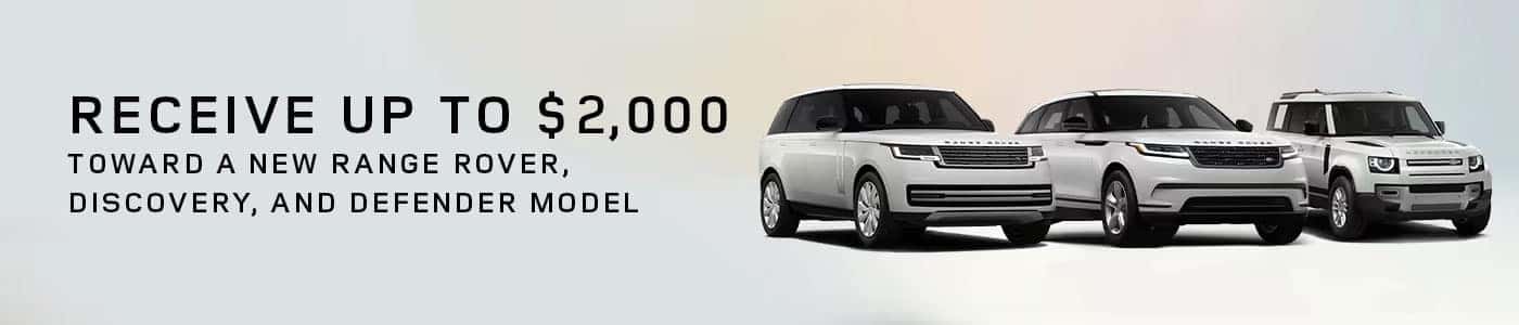 Current Range Rover, Discovery, and Defender Welcome Credits