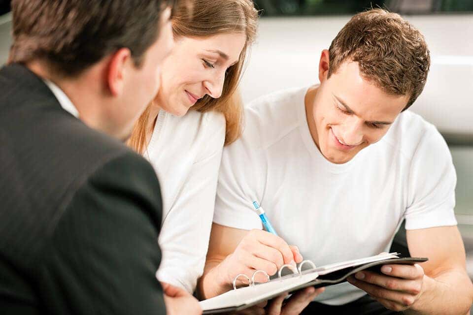 Couple at the Dealership