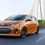 2018 Chevy Sonic On Bridge