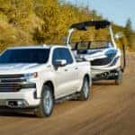 Silverado towing boat