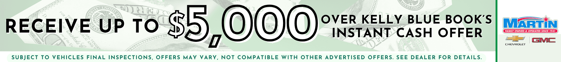 $5,000 over KBB ICO