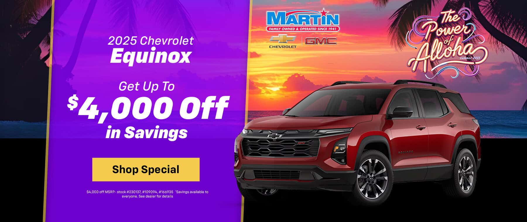 Chevy Equinox Offer