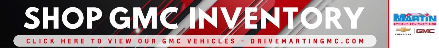 Shop GMC Inventory Banner