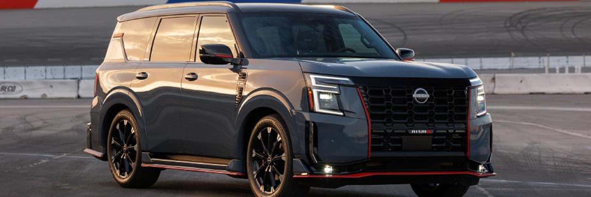 2026 nissan armada parked outside