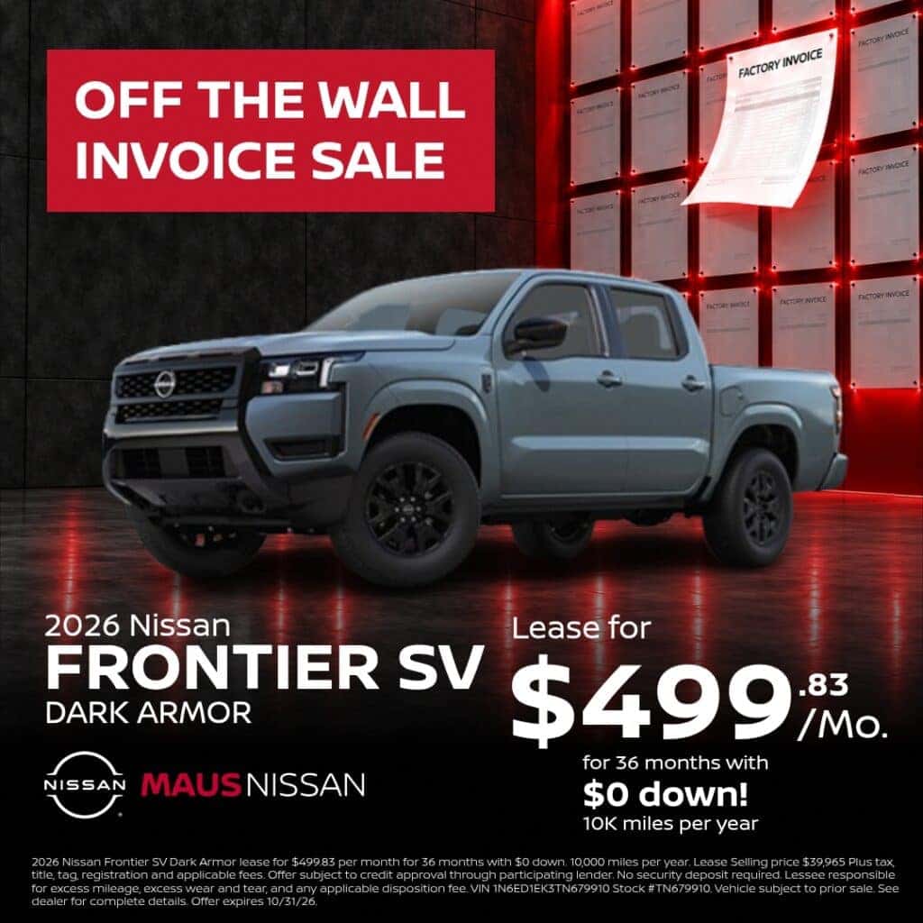 2026 Nissan Frontier SV Dark Armor