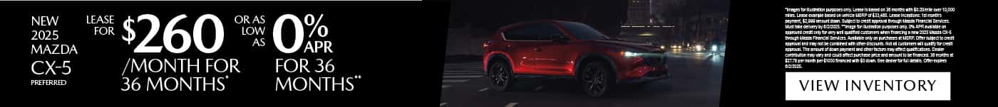 New 2025 Mazda CX-5 Preferred 