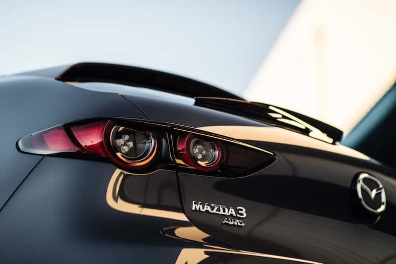 Mazda CX-5 AWD rear design with signature taillights and premium styling details