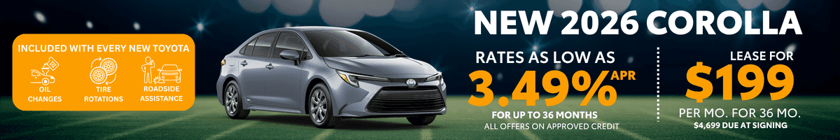 Corolla special offer