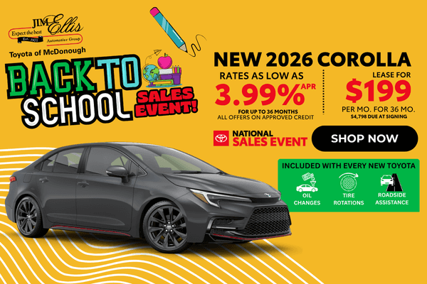 2026 Corolla Offer