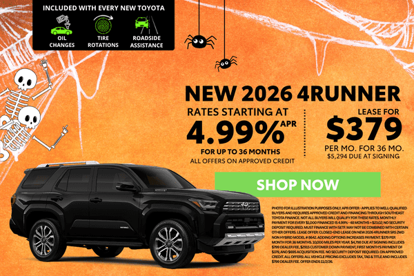 New 4Runner Inventory