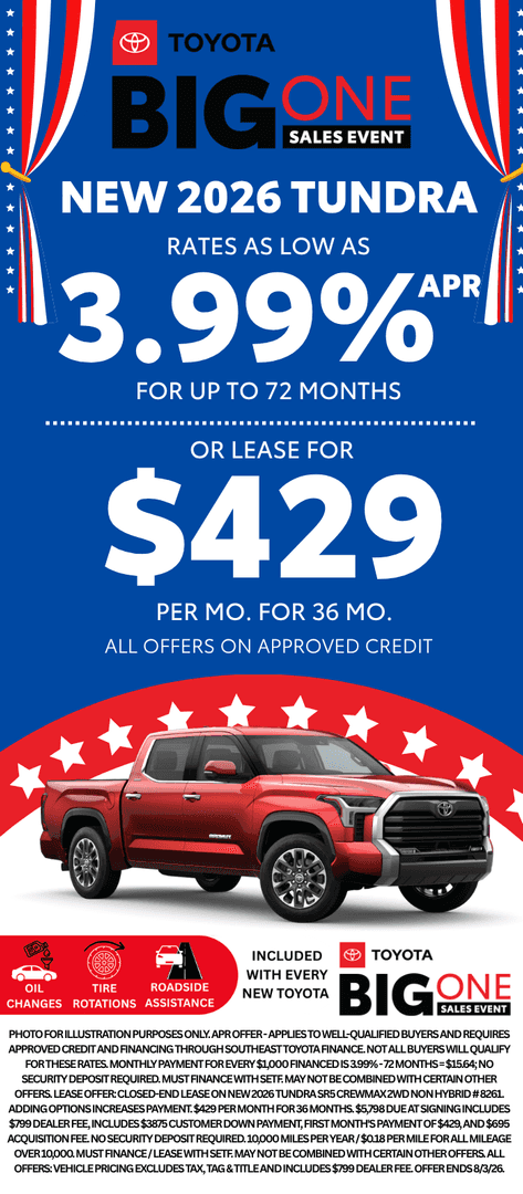 New Toyota Tundra for Sale in McDonough, GA