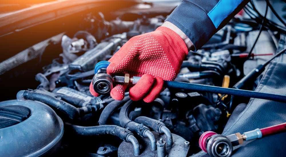 Check Car Refridgerant for your Air Conditioner