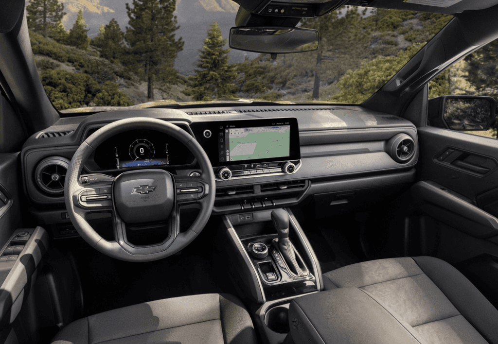 Chevrolet Colorado Trail Boss Front Interior Dashboard Driver's Side Perspective