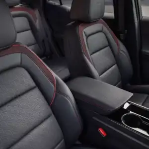 2026 Chevrolet Equinox RS black seats with red accents