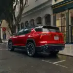 2026 Chevrolet Equinox Radiant Red Tintcoat in parking space