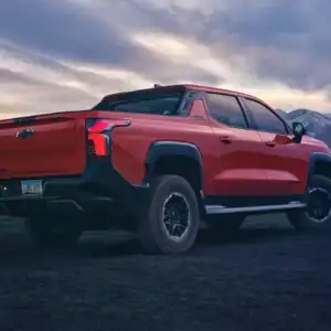2026 Chevrolet Silverado EV Rear 3/4 View