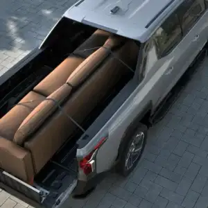2026 Chevrolet Silverado EV With Sofa in Truck Bed