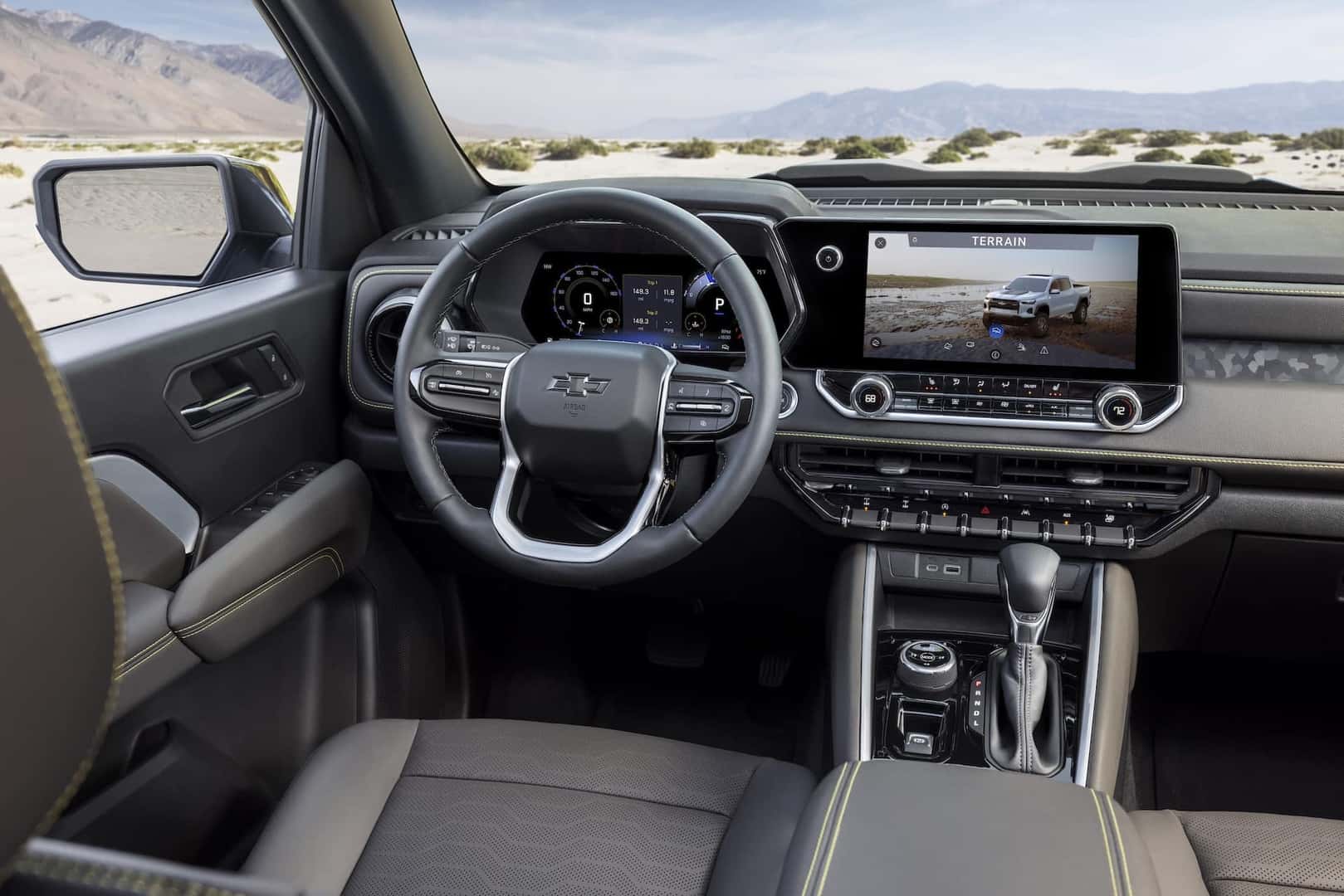 2026 Chevrolet Colorado ZR2 Interior Terrain Driver View