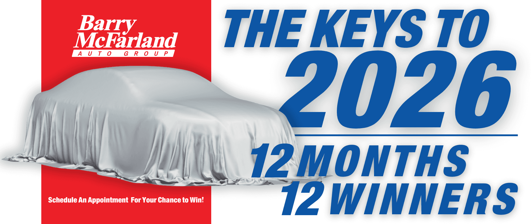 The Keys to 2026 Car Giveaway