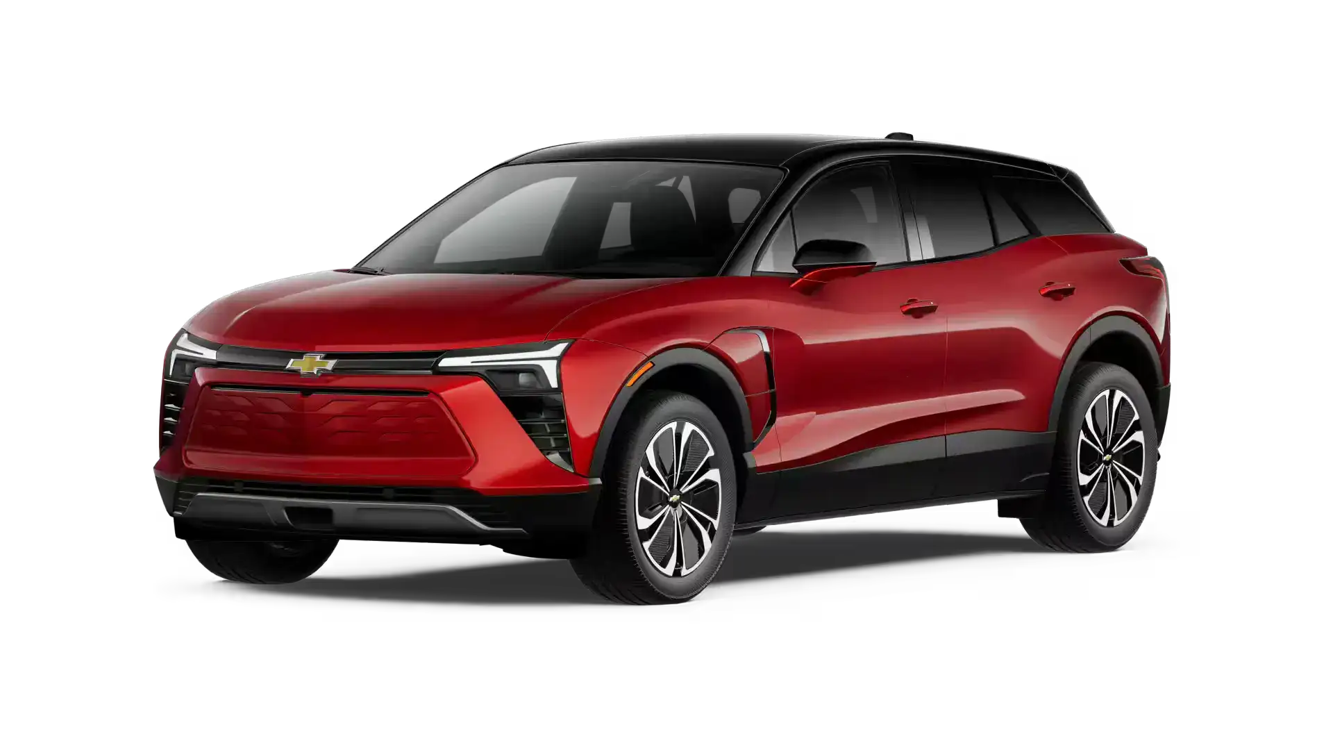 2026 Chevrolet Blazer EV Radiant Red Tintcoat with Black painted roof