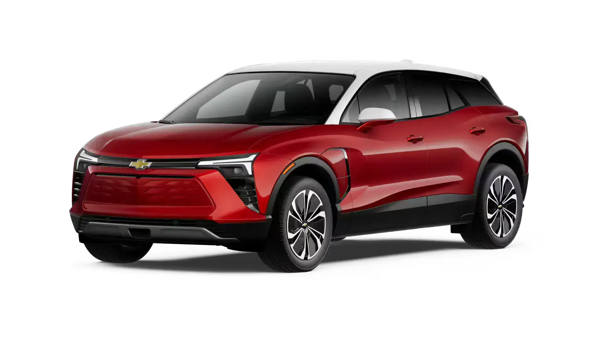 2026 Chevrolet Blazer EV Radiant Red Tintcoat with Summit White painted roof