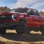 2026 Chevrolet Silverado HD Front and Driver's Side View