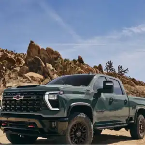 2026 Chevrolet Silverado HD Front Driver's Side Profile