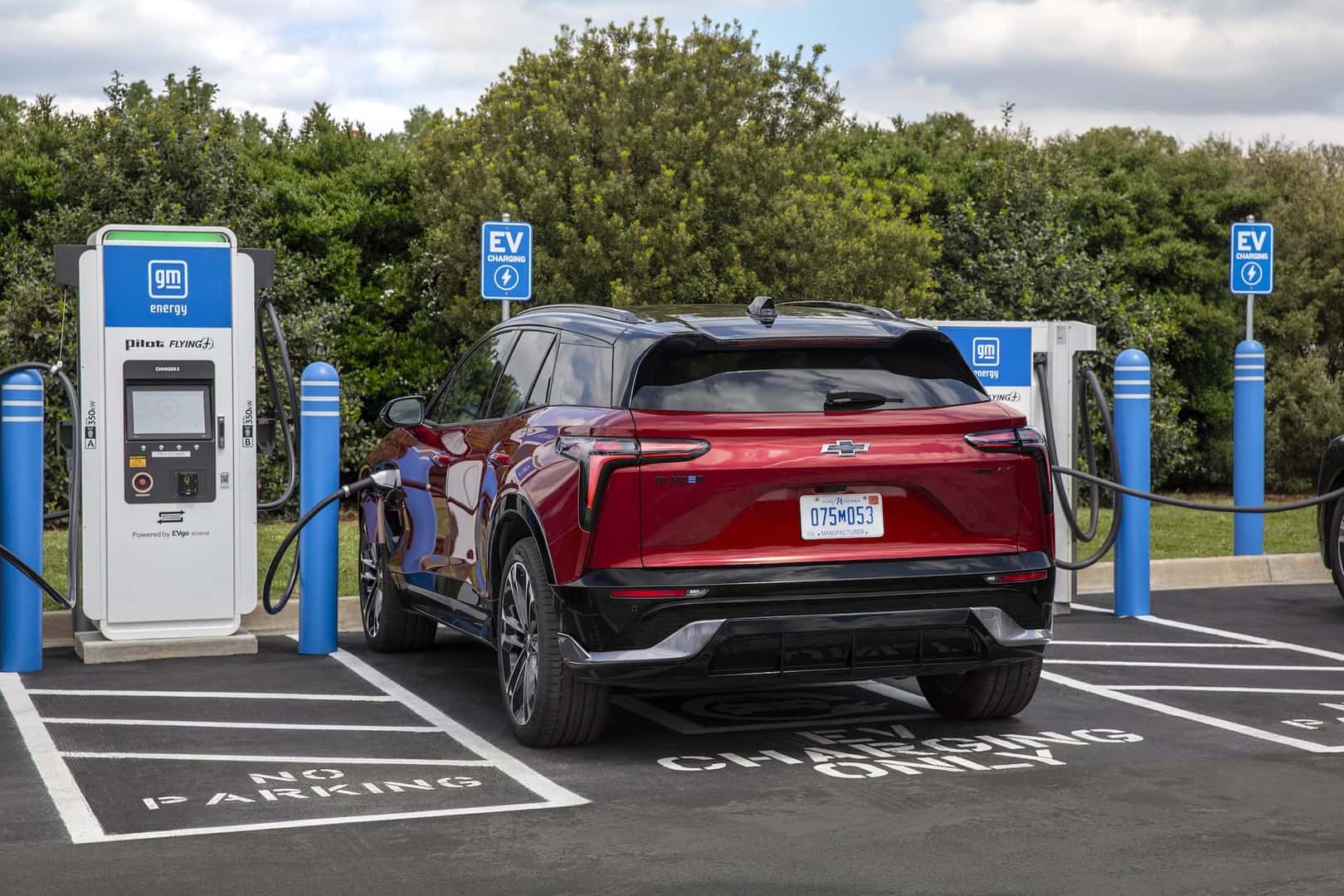 Chevrolet Blazer EV at Charging Pump