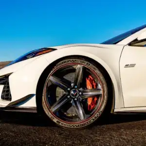 2026 Chevrolet Corvette Z06 White Front Driver's Side Wheel