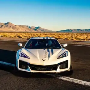 2026 Chevrolet Corvette Z06 Front View White