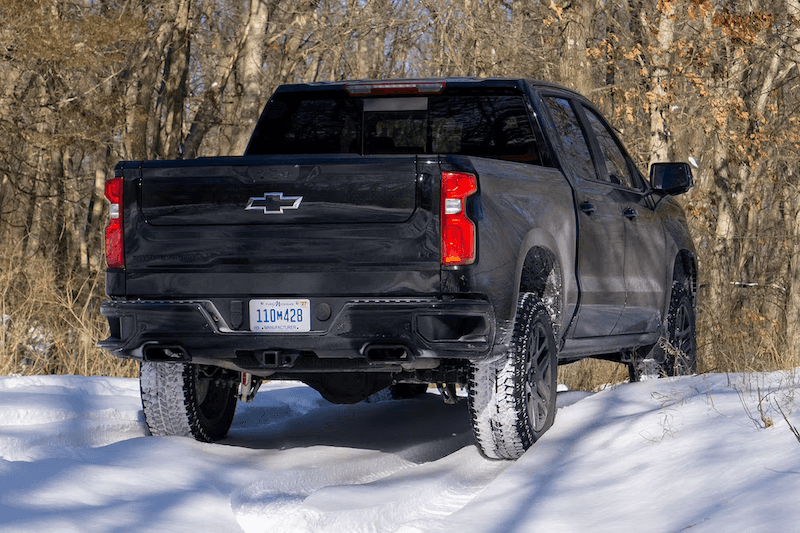2026 Chevrolet Silverado 1500 LT Trail Boss black rear