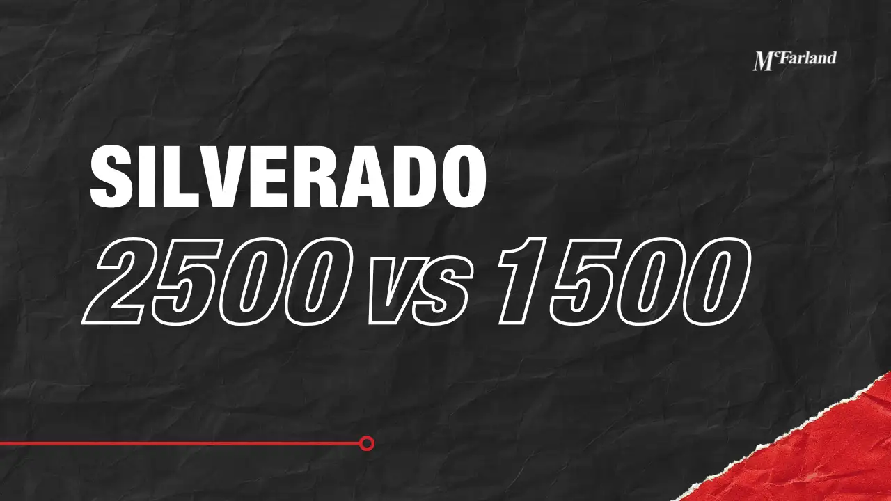 Silverado 2500HD vs 1500 comparison at McFarland Chevrolet in Maysville KY