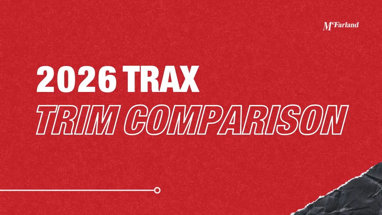 2026 Chevy Trax trim comparison at McFarland Chevrolet in Maysville KY