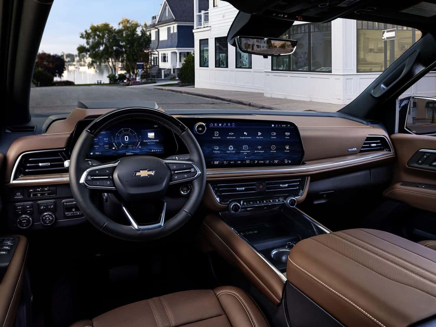 The 2026 Chevrolet Suburban High Country's Picturesque Leather Upholstered Interior