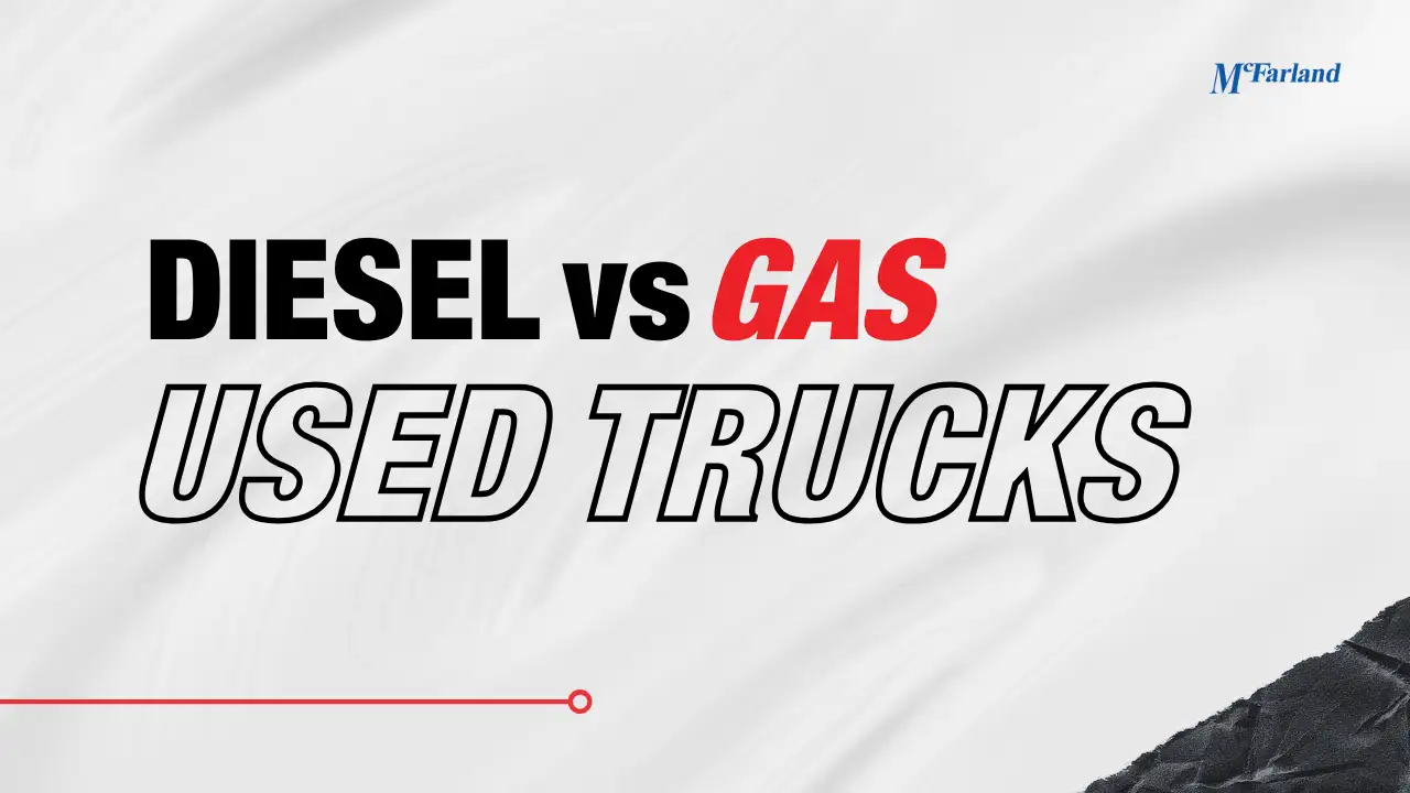 Diesel vs gas used trucks comparison at McFarland Chevrolet in Maysville KY