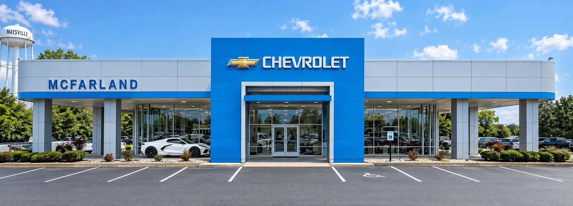 McFarland Chevrolet dealership exterior in Maysville, Kentucky