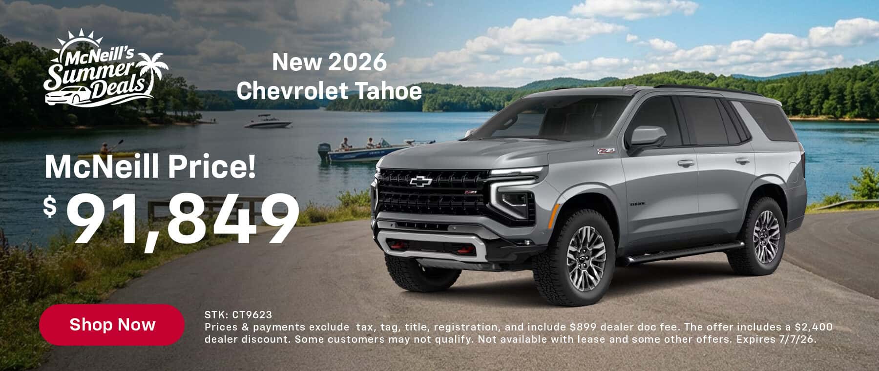 New 2026 Chevrolet Tahoe