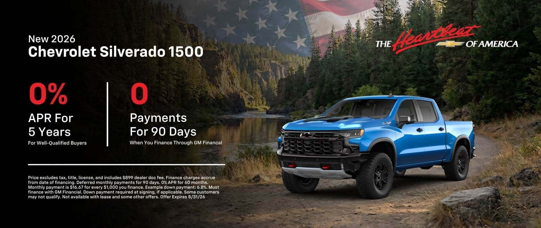 New 2026 Chevrolet Silverado 1500