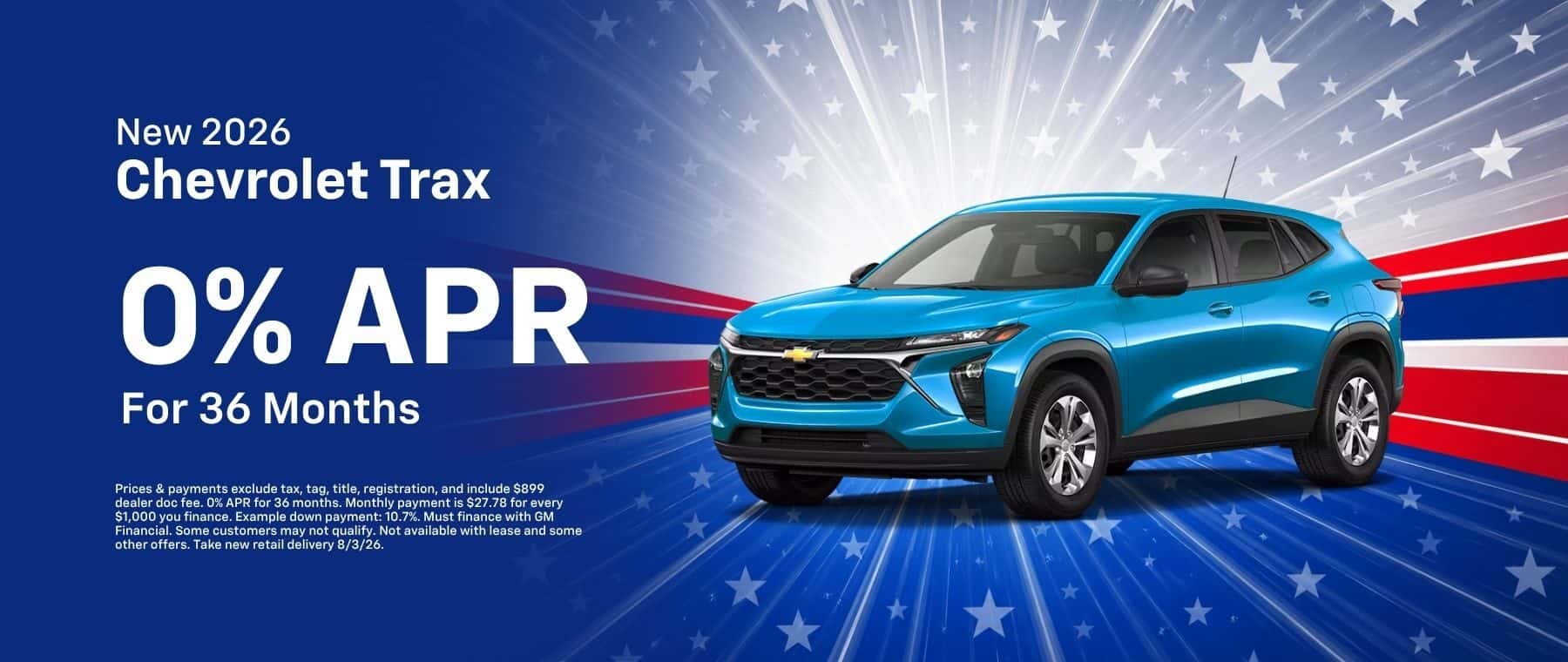 New 2026 Chevrolet Trax