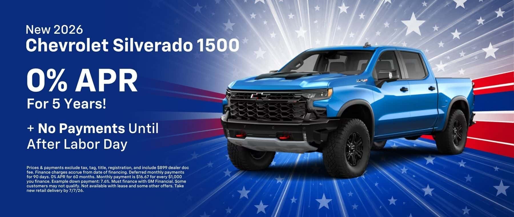 New 2026 Chevrolet Silverado 1500