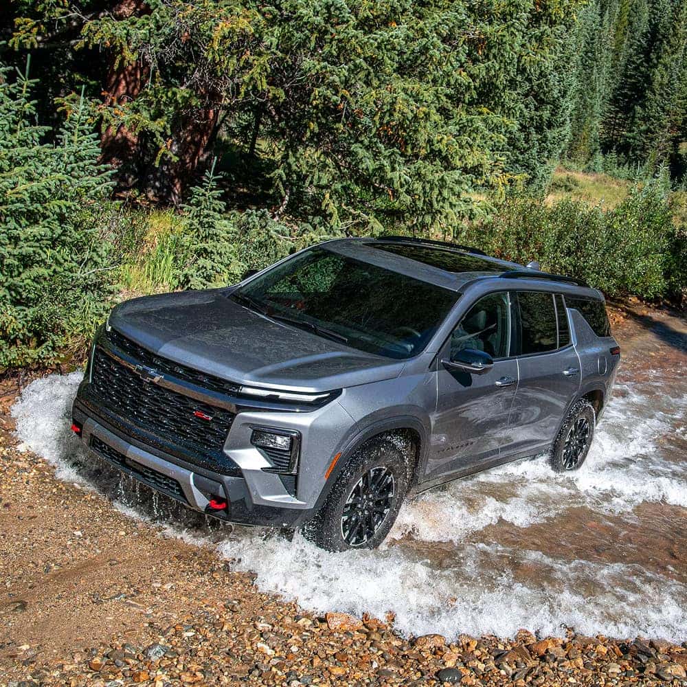 2026 Chevrolet Traverse driving off-road
