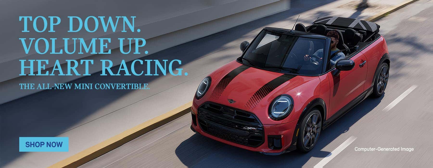 MINI Cooper Convertible heart racing image