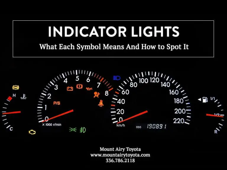 Indicator Lights: What to Know and Why it Matters | Mount Airy Toyota