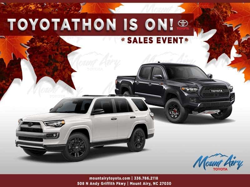 Toyotathon is Coming to Town! Mount Airy Toyota