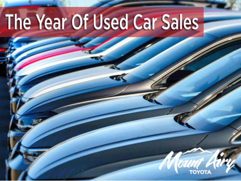The Year Of Used Car Sales Mount Airy Toyota